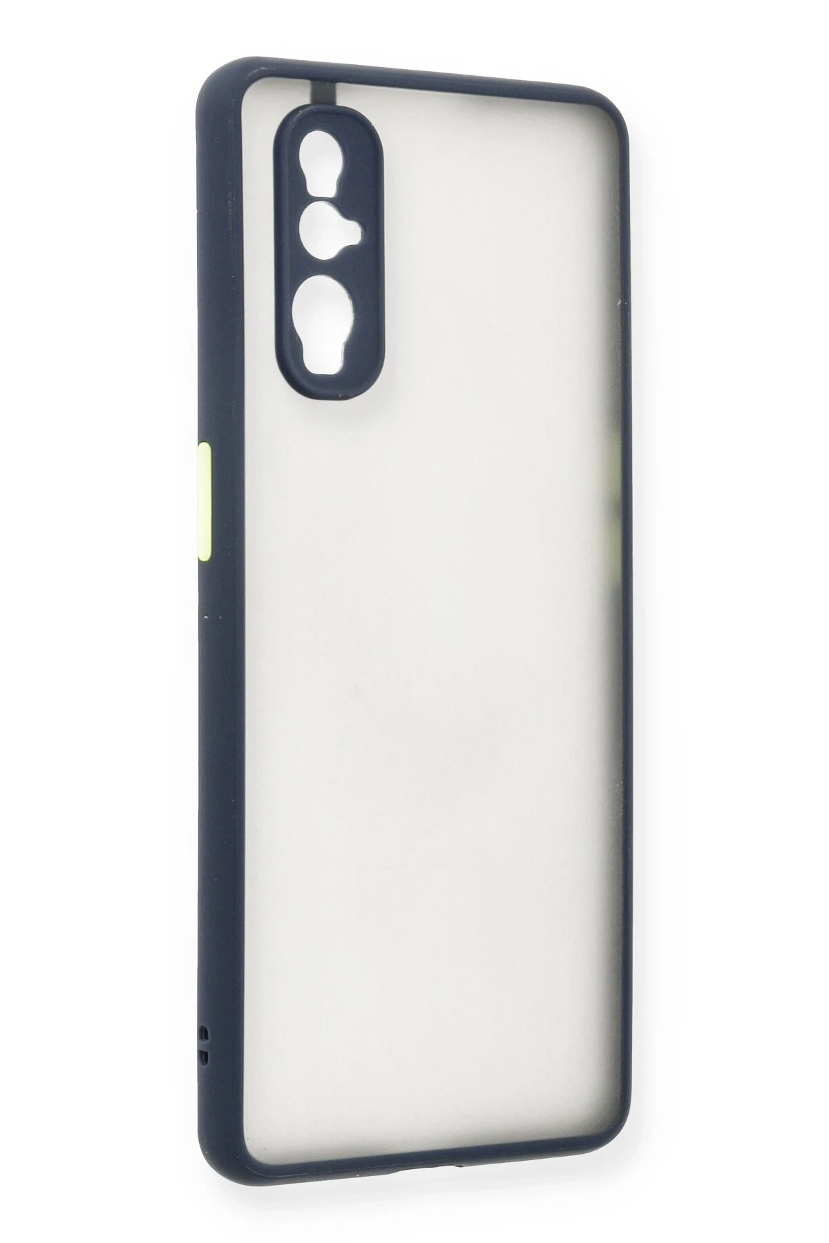 Newface Oppo Find X2 Kılıf Montreal Silikon Kapak - Lacivert