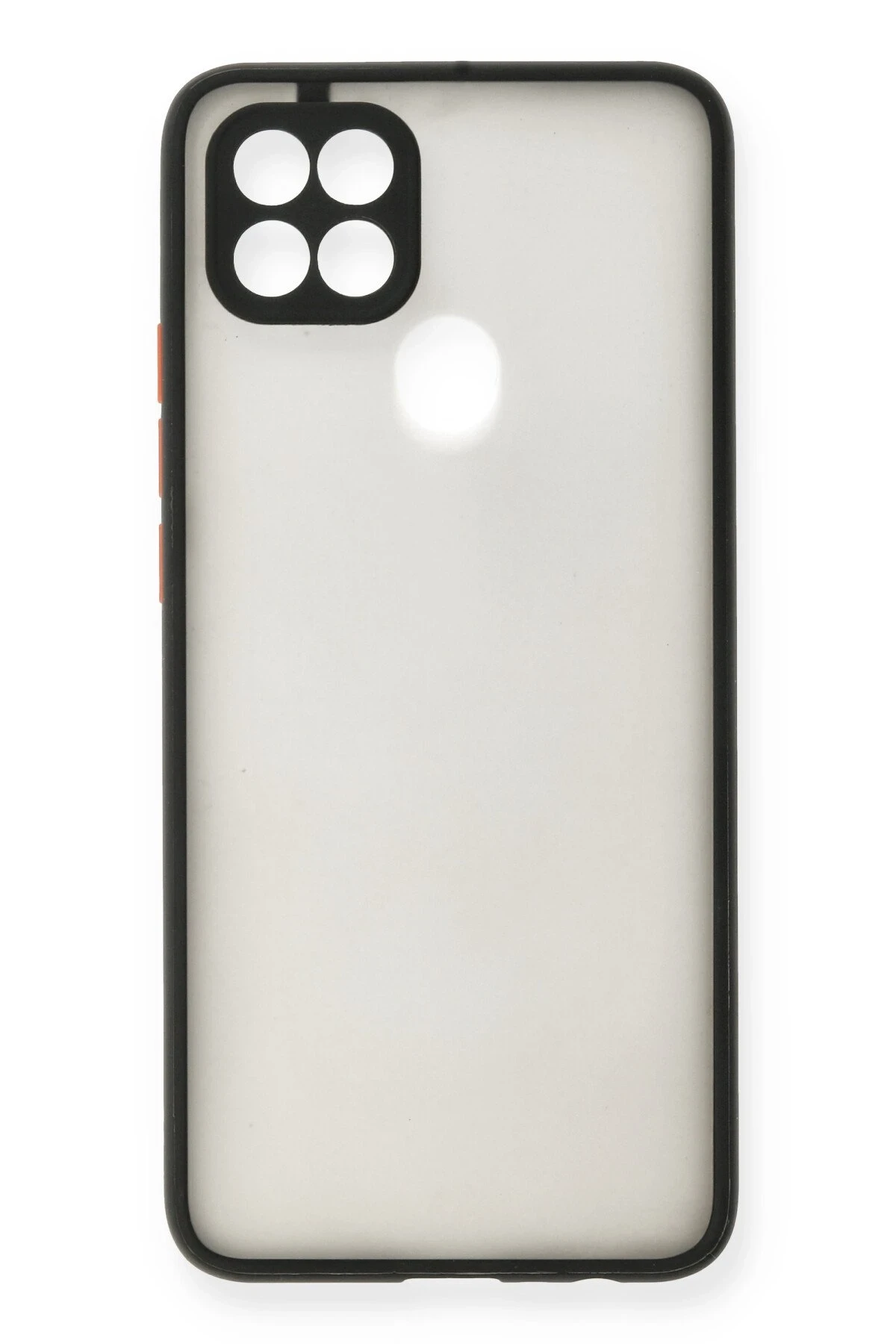 Newface Oppo A15 Kılıf Montreal Silikon Kapak - Siyah