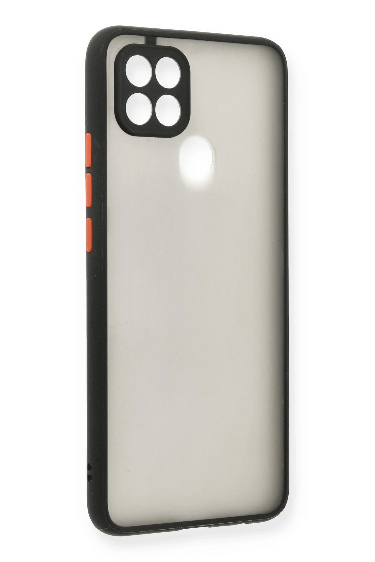 Newface Oppo A15 Kılıf Montreal Silikon Kapak - Siyah — görsel 2
