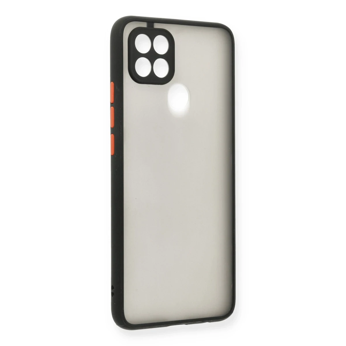 Newface Oppo A15 Kılıf Montreal Silikon Kapak - Siyah — görsel 5
