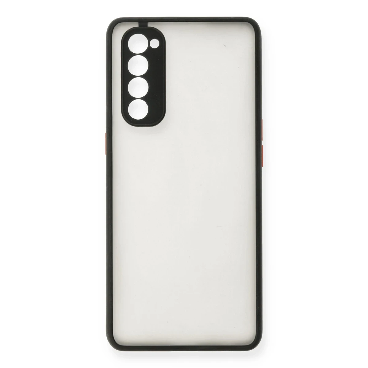 Newface Oppo Reno 4 Pro Kılıf Montreal Silikon Kapak - Siyah — görsel 5