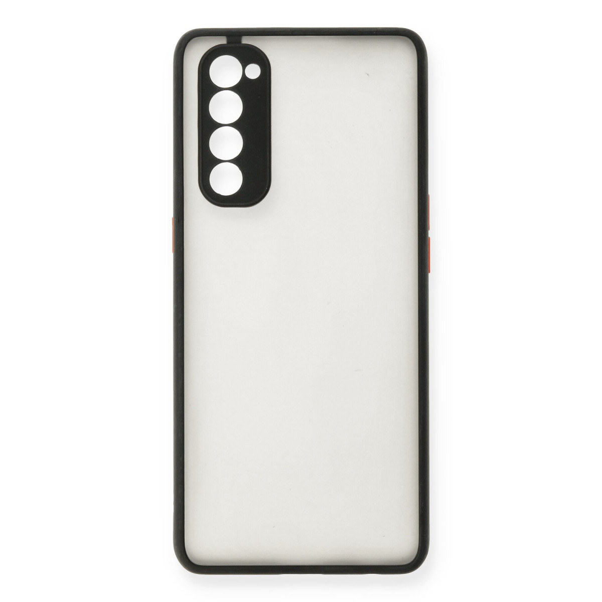 Newface Oppo Reno 4 Pro Kılıf Montreal Silikon Kapak - Siyah — görsel 8