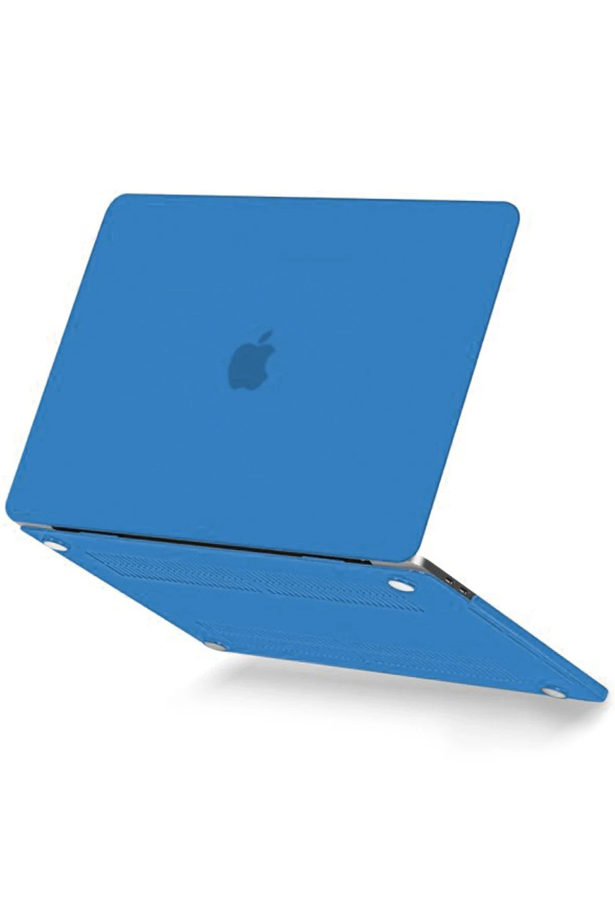 Newface Macbook Pro 13 2021 Macbook Buzlu Kapak - Mavi