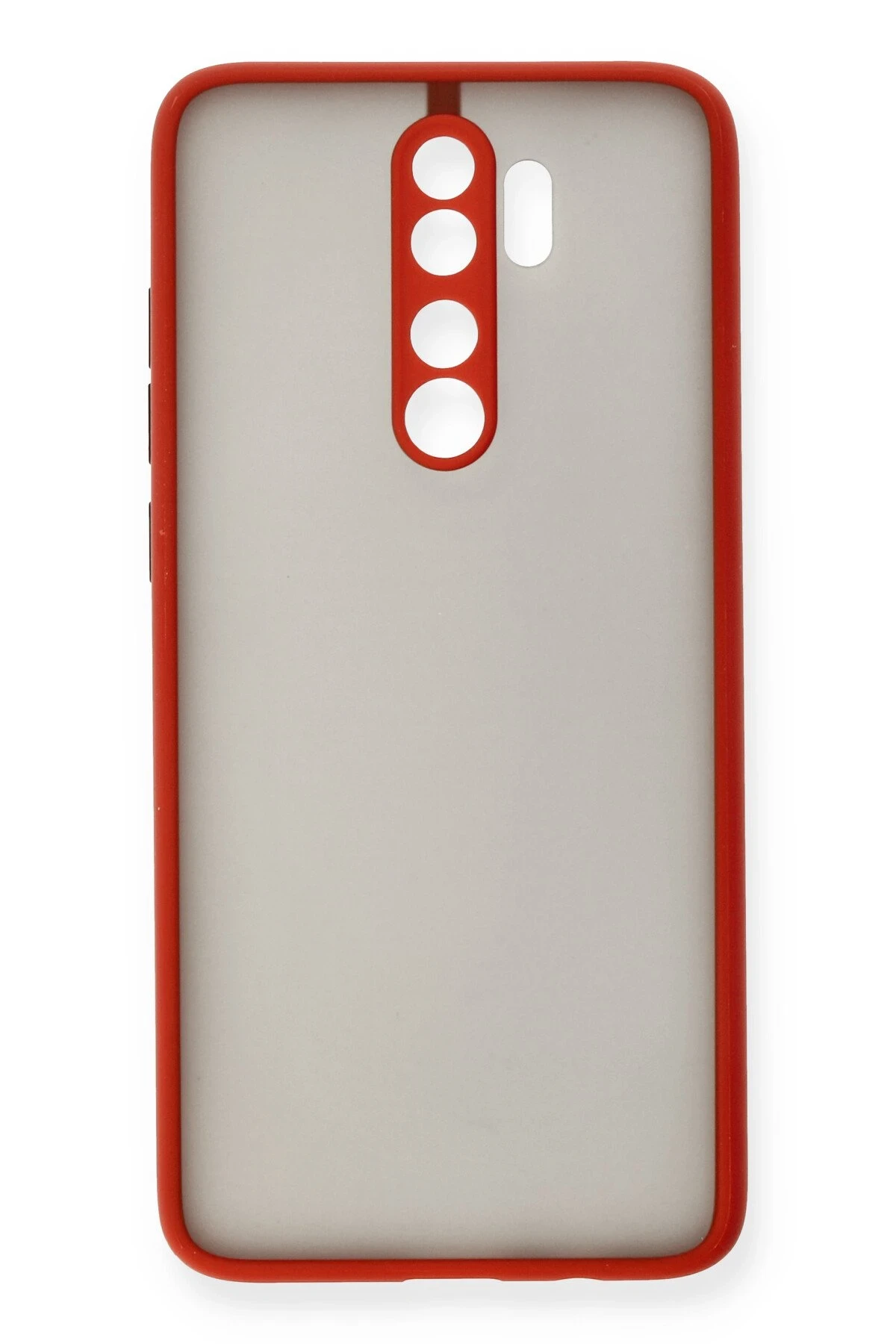Newface Xiaomi Redmi Note 8 Pro Kılıf Montreal Silikon Kapak - Kırmızı