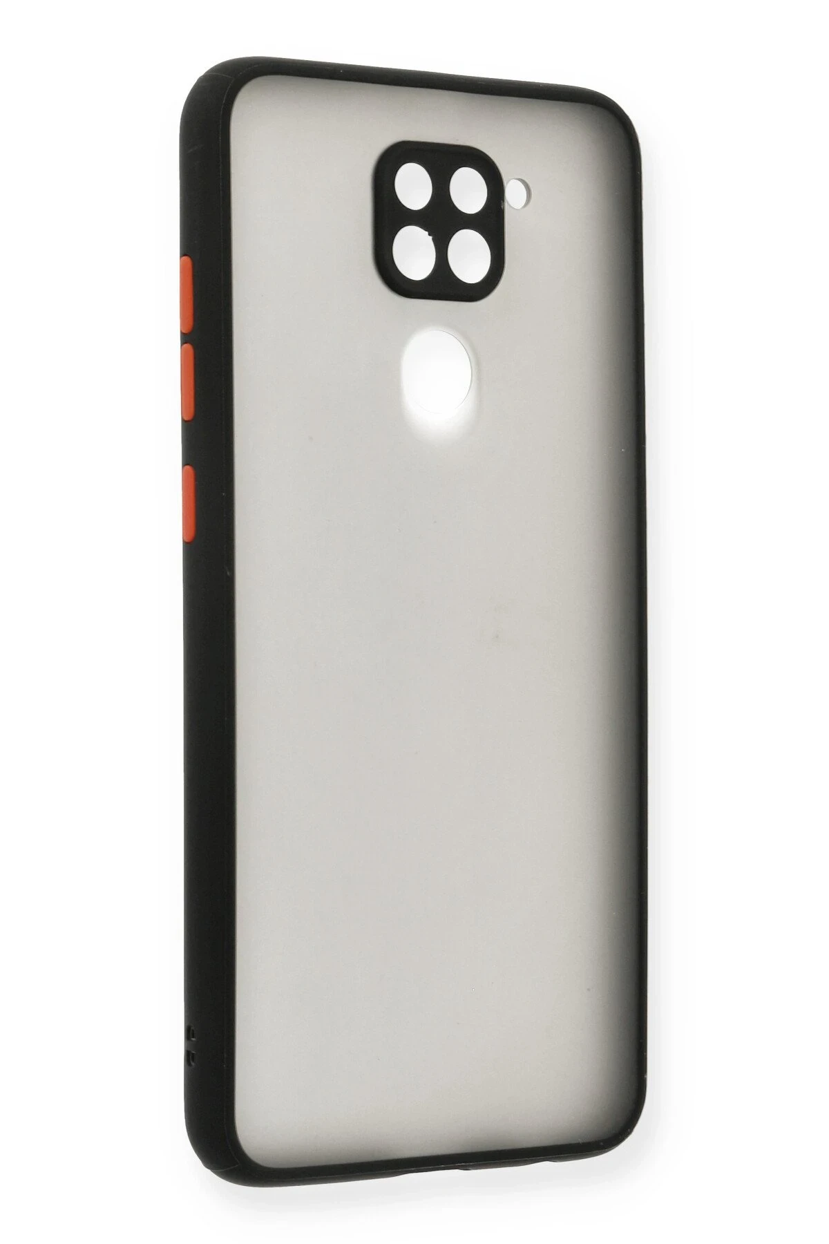 Newface Xiaomi Redmi Note 9 Kılıf Montreal Silikon Kapak - Siyah
