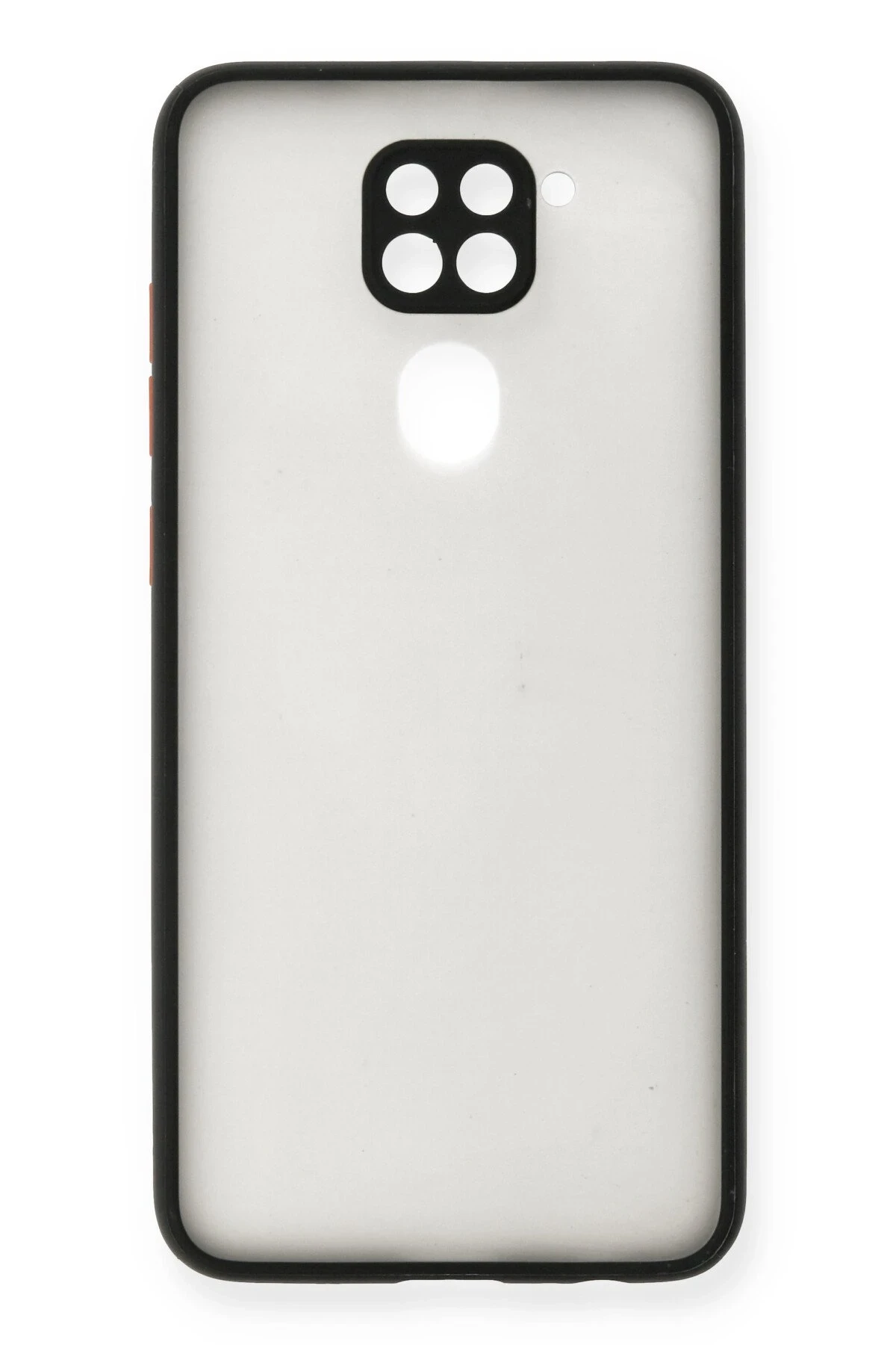 Newface Xiaomi Redmi Note 9 Kılıf Montreal Silikon Kapak - Siyah