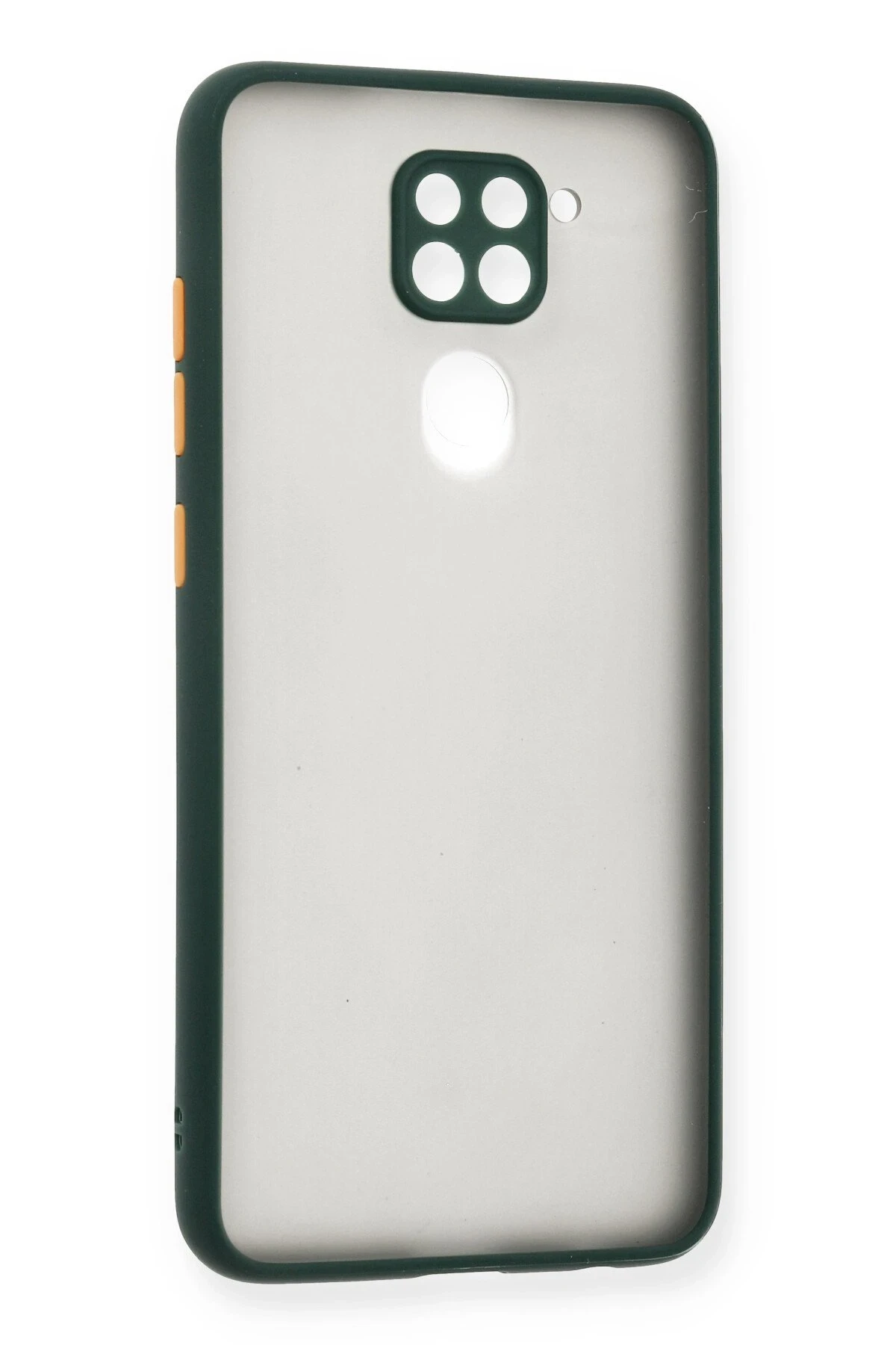 Newface Xiaomi Redmi Note 9 Kılıf Montreal Silikon Kapak - Yeşil