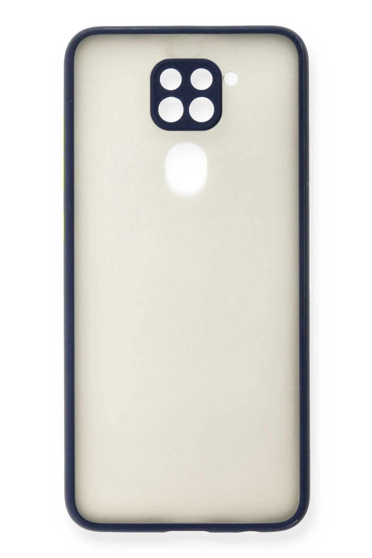 Newface Xiaomi Redmi Note 9 Kılıf Montreal Silikon Kapak - Lacivert