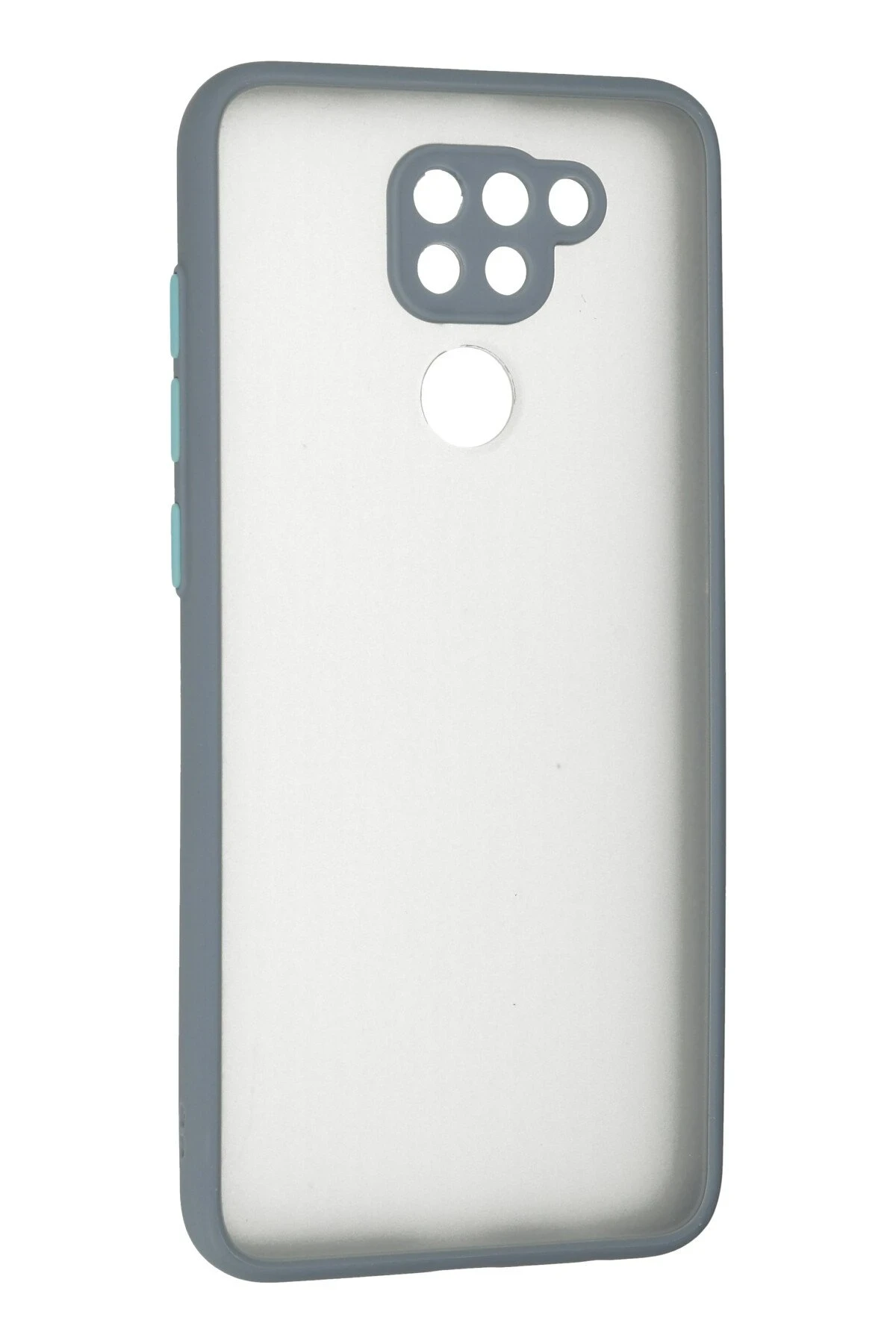 Newface Xiaomi Redmi Note 9 Kılıf Montreal Silikon Kapak - Gri