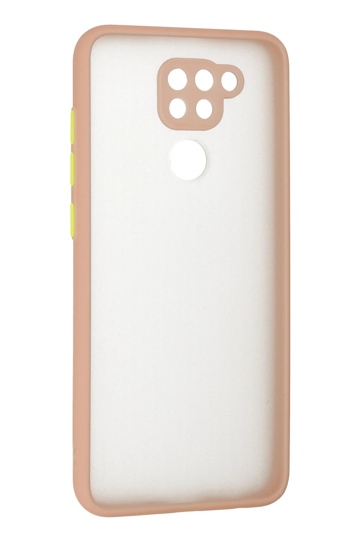Newface Xiaomi Redmi Note 9 Kılıf Montreal Silikon Kapak - Pembe