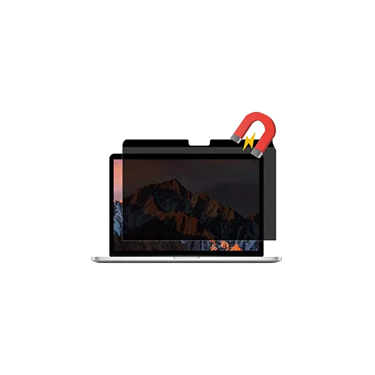 Newface Apple Macbook Air 13.3 Macbook Manyetik Hayalet Ekran Koruyucu - Siyah — görsel 7