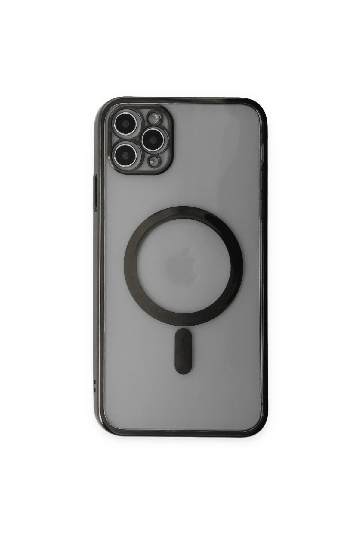 Newface Apple iPhone 11 Pro Kılıf Magneticsafe Lazer Silikon - Siyah — görsel 2