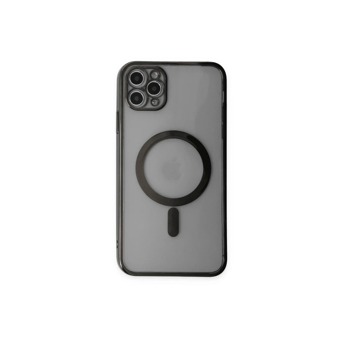 Newface Apple iPhone 11 Pro Kılıf Magneticsafe Lazer Silikon - Siyah — görsel 6