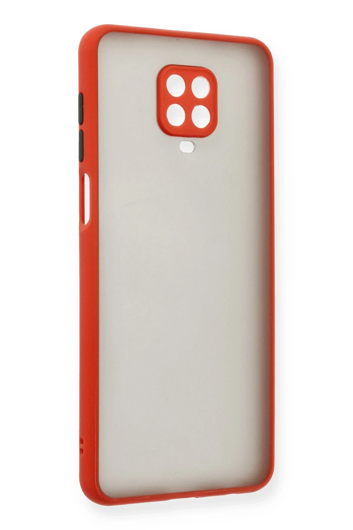 Newface Xiaomi Redmi Note 9 Pro Kılıf Montreal Silikon Kapak - Kırmızı