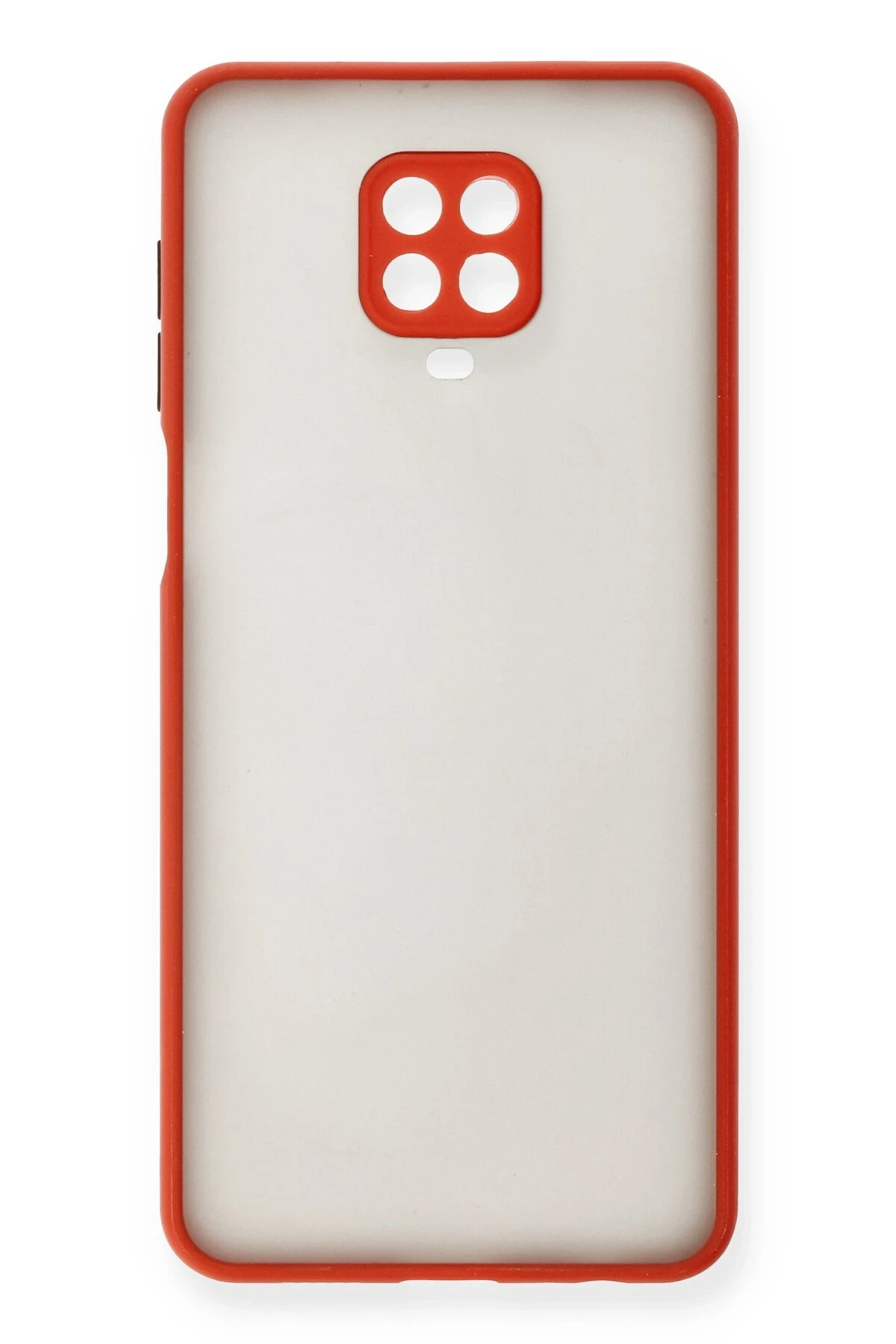 Newface Xiaomi Redmi Note 9 Pro Kılıf Montreal Silikon Kapak - Kırmızı