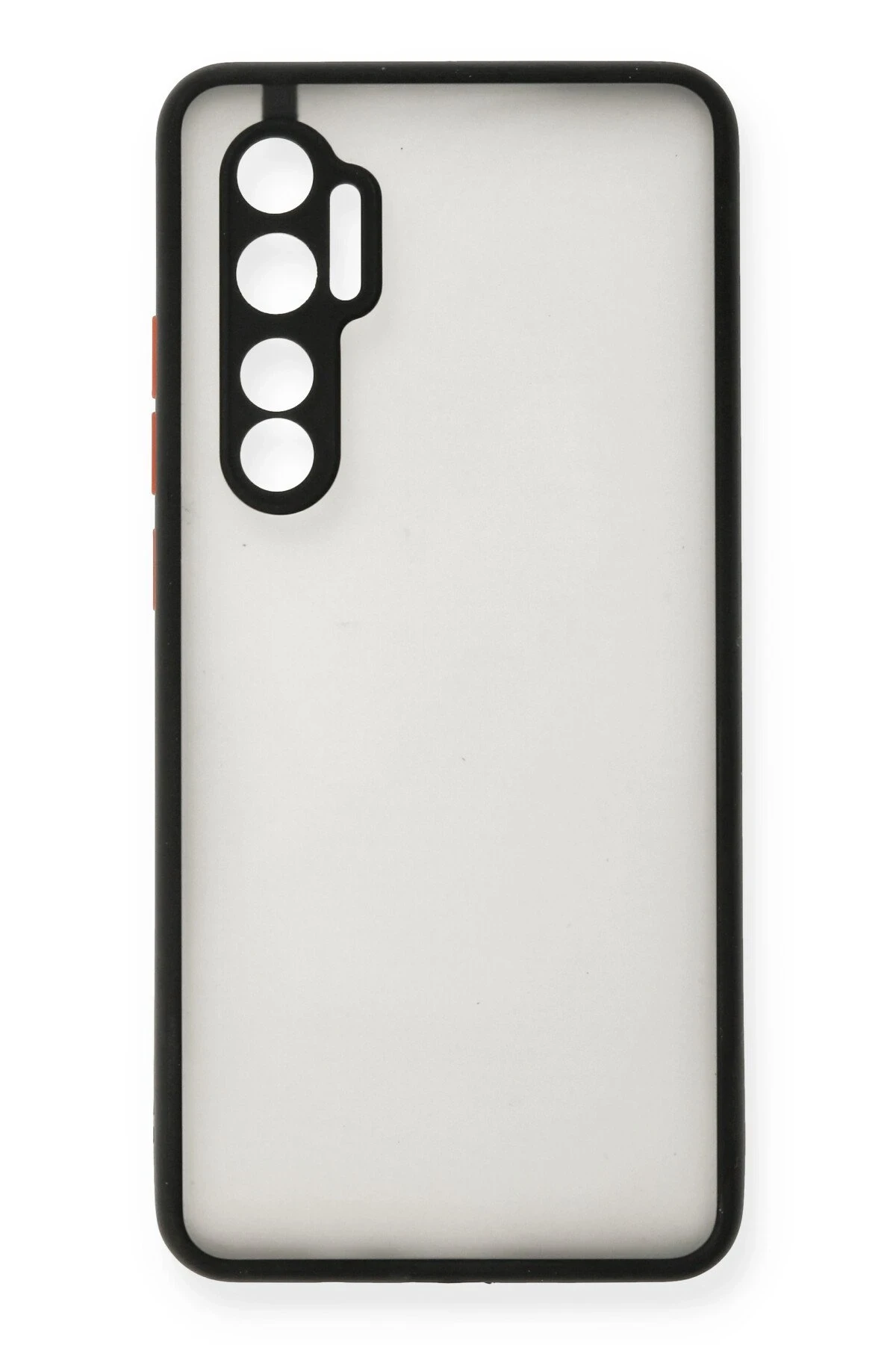 Newface Xiaomi Mi Note 10 Lite Kılıf Montreal Silikon Kapak - Siyah