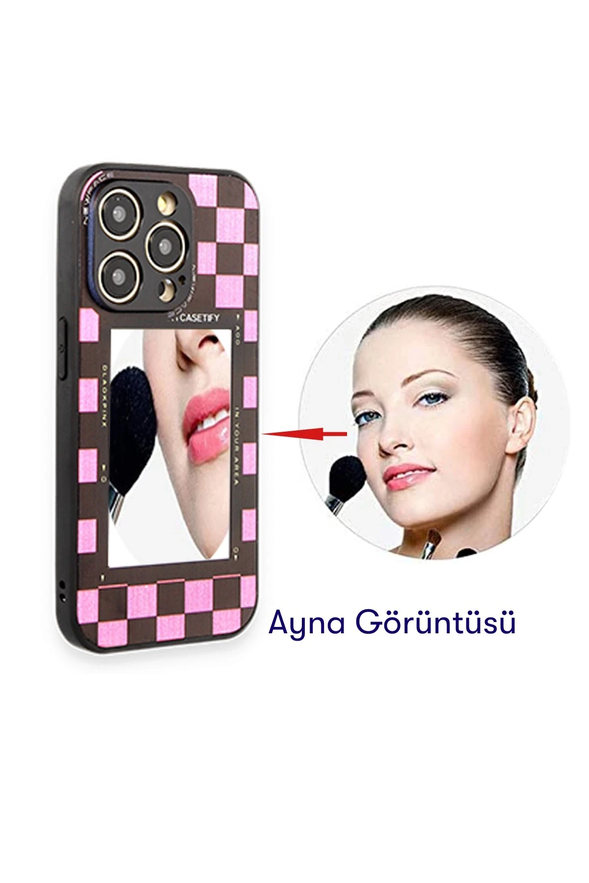 Newface Samsung Galaxy S20 FE Kılıf Mirror Desenli Kapak - Mirror - 1 — görsel 5