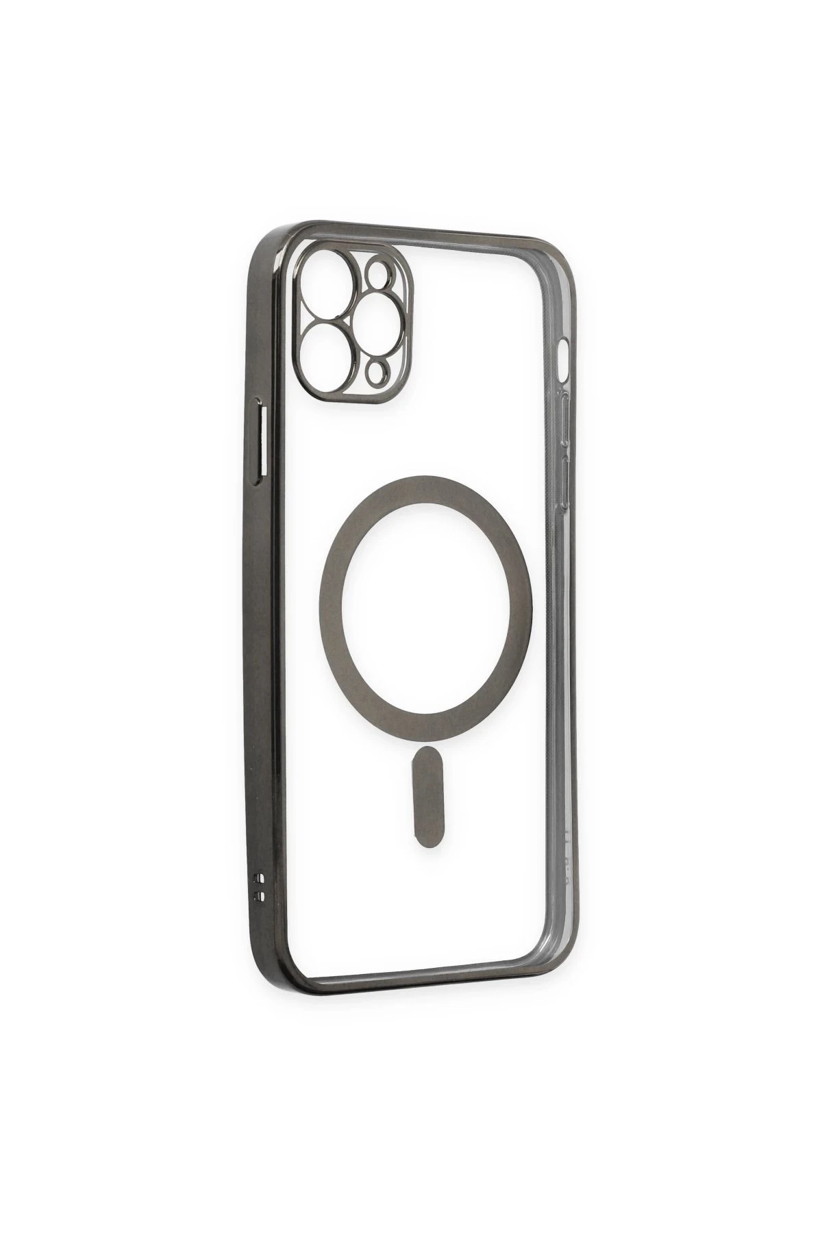 Newface Apple iPhone 11 Pro Max Kılıf Magneticsafe Lazer Silikon - Siyah — görsel 4