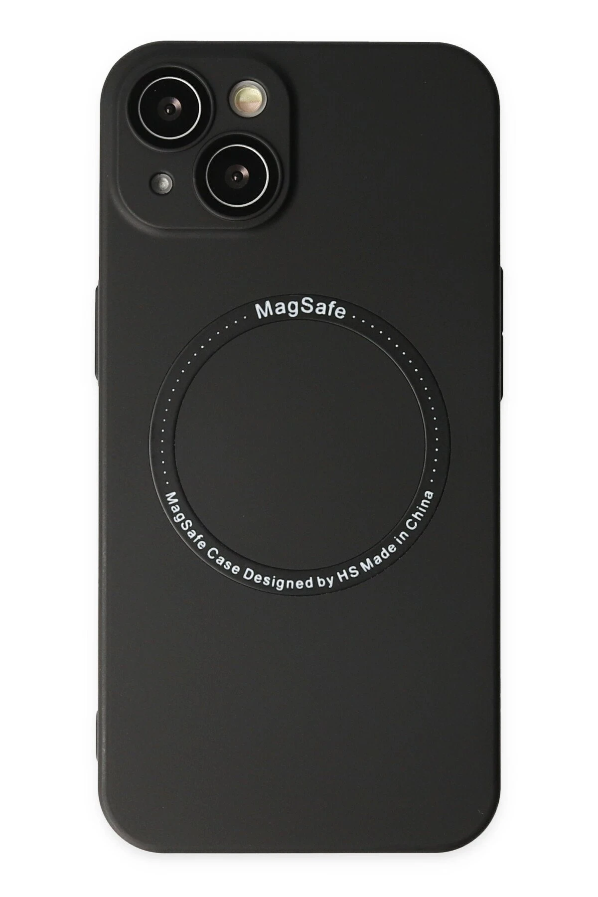 Newface Apple iPhone 13 Kılıf Jack Magneticsafe Lens Silikon - Siyah