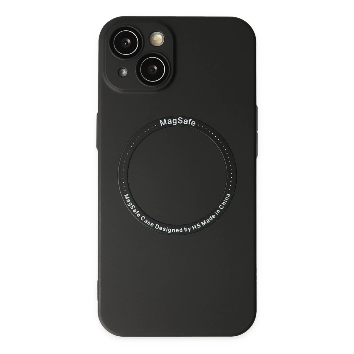 Newface Apple iPhone 13 Kılıf Jack Magneticsafe Lens Silikon - Siyah — görsel 7
