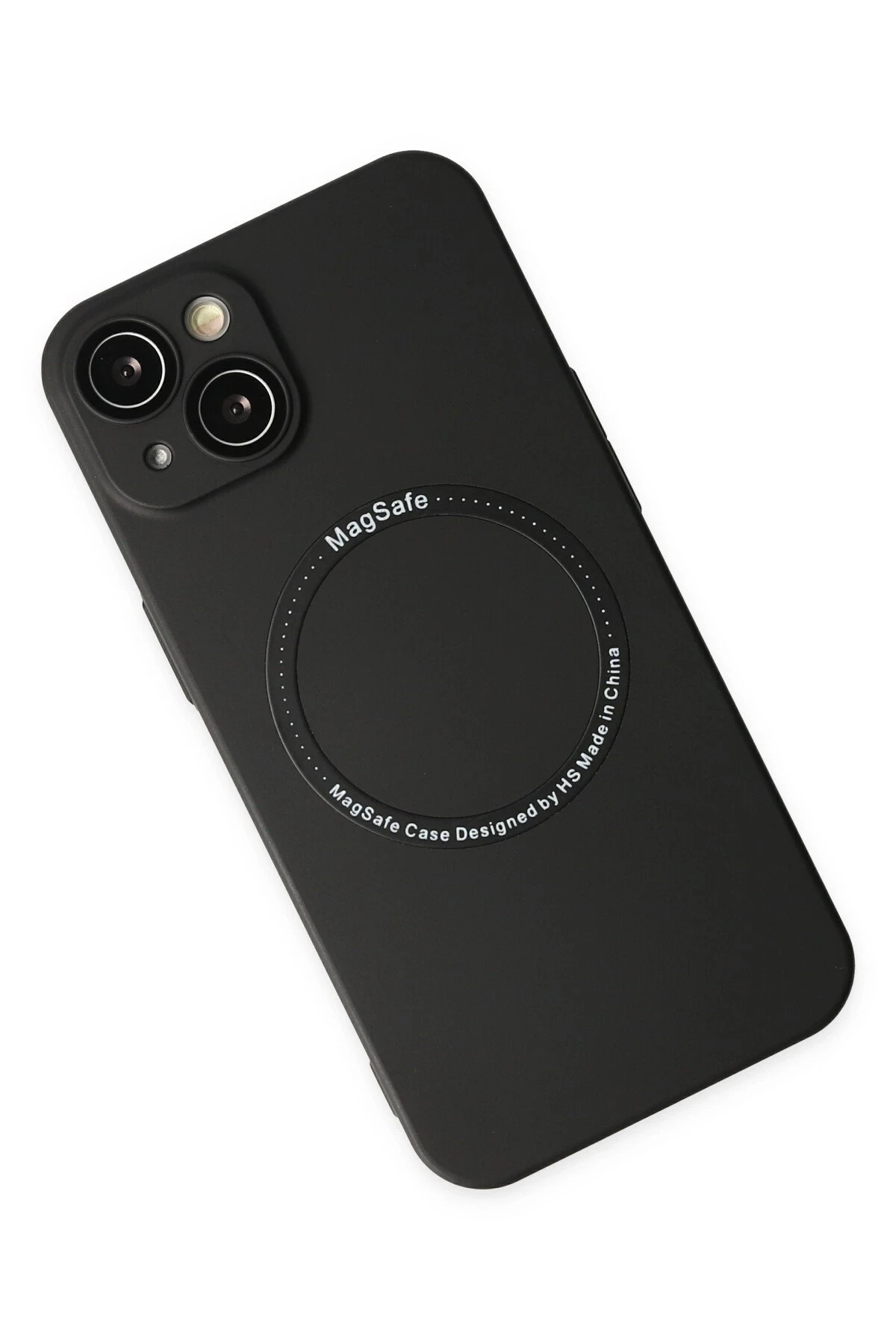 Newface Apple iPhone 13 Kılıf Jack Magneticsafe Lens Silikon - Siyah — görsel 3