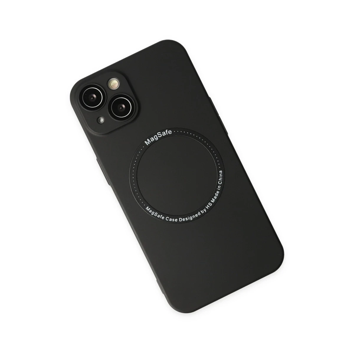 Newface Apple iPhone 13 Kılıf Jack Magneticsafe Lens Silikon - Siyah — görsel 9