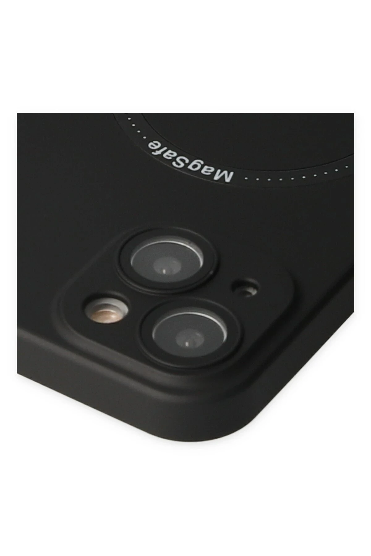 Newface Apple iPhone 13 Kılıf Jack Magneticsafe Lens Silikon - Siyah — görsel 6
