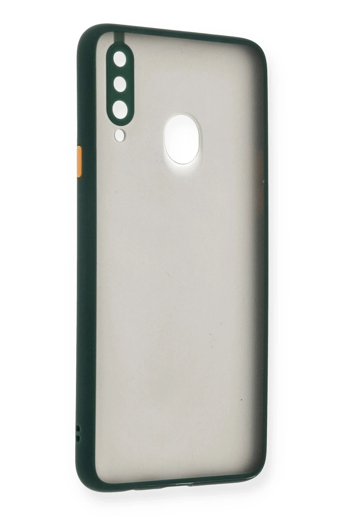 Newface Samsung Galaxy A20S Kılıf Montreal Silikon Kapak - Yeşil