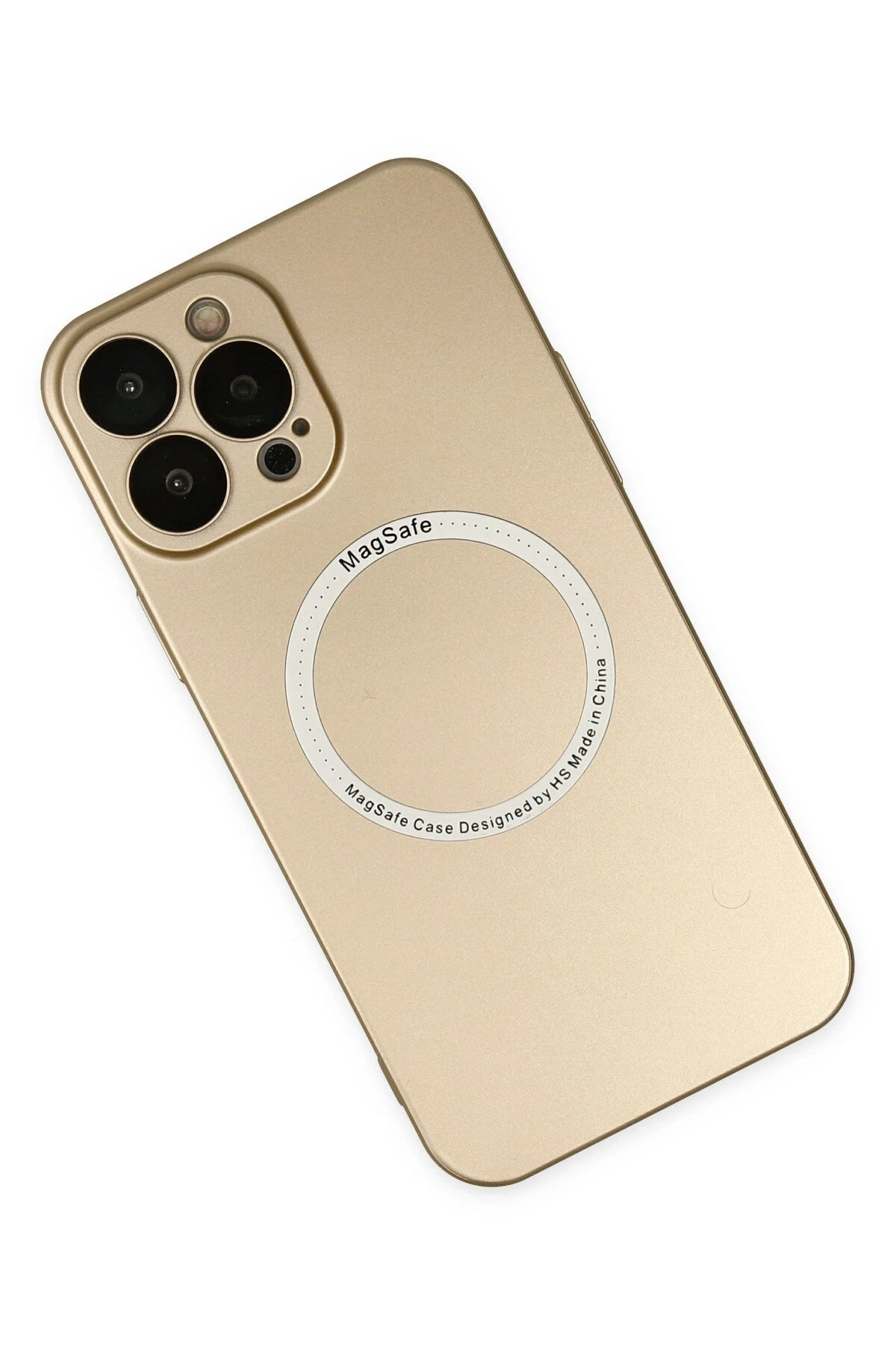 Newface iPhone 13 Pro Kılıf Jack Magneticsafe Lens Silikon - Gold