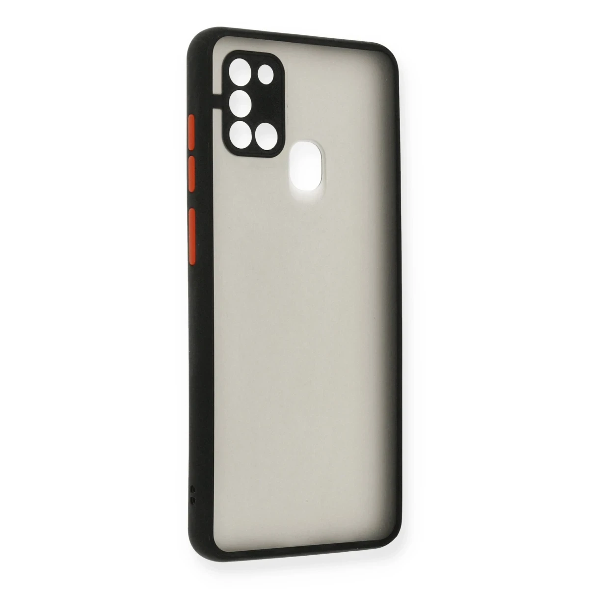 Newface Samsung Galaxy A21S Kılıf Montreal Silikon Kapak - Siyah — görsel 4