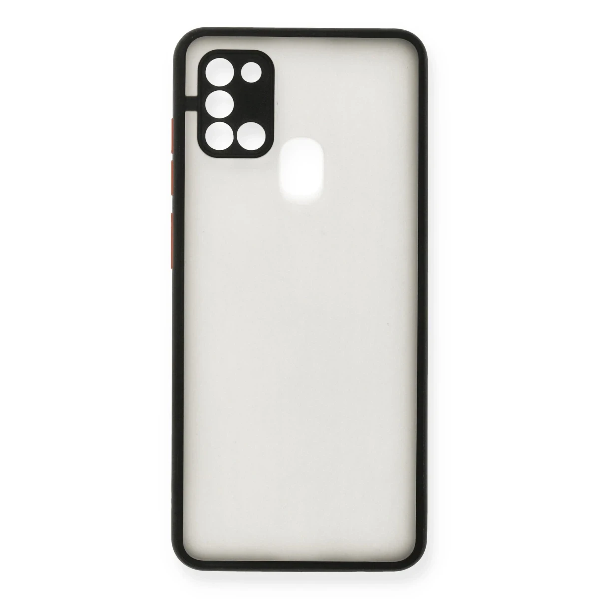 Newface Samsung Galaxy A21S Kılıf Montreal Silikon Kapak - Siyah — görsel 5