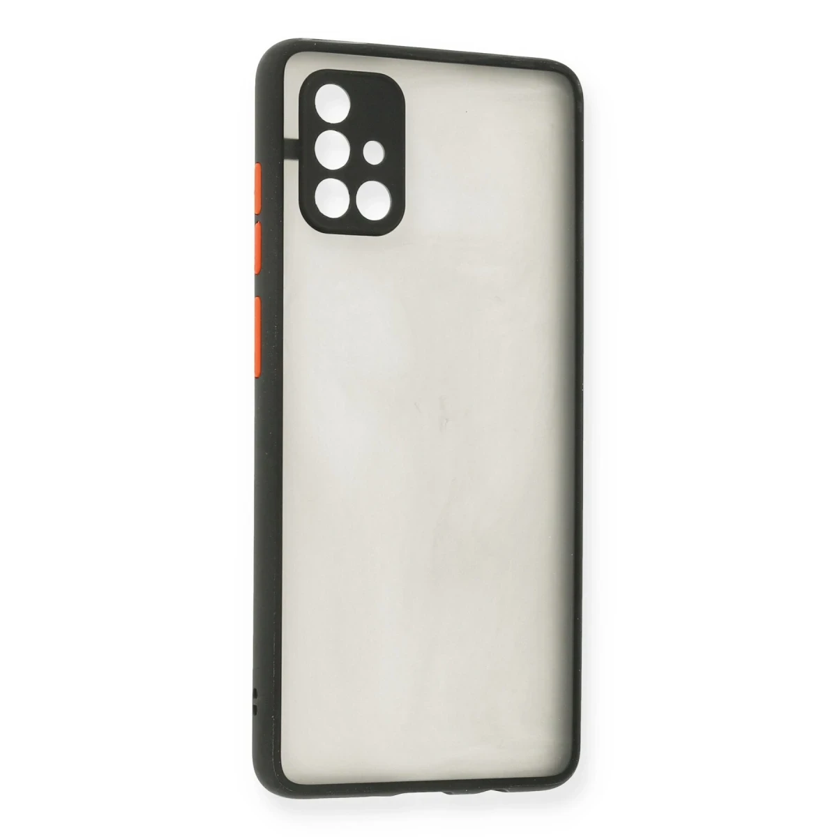Newface Samsung Galaxy A71 Kılıf Montreal Silikon Kapak - Siyah — görsel 4