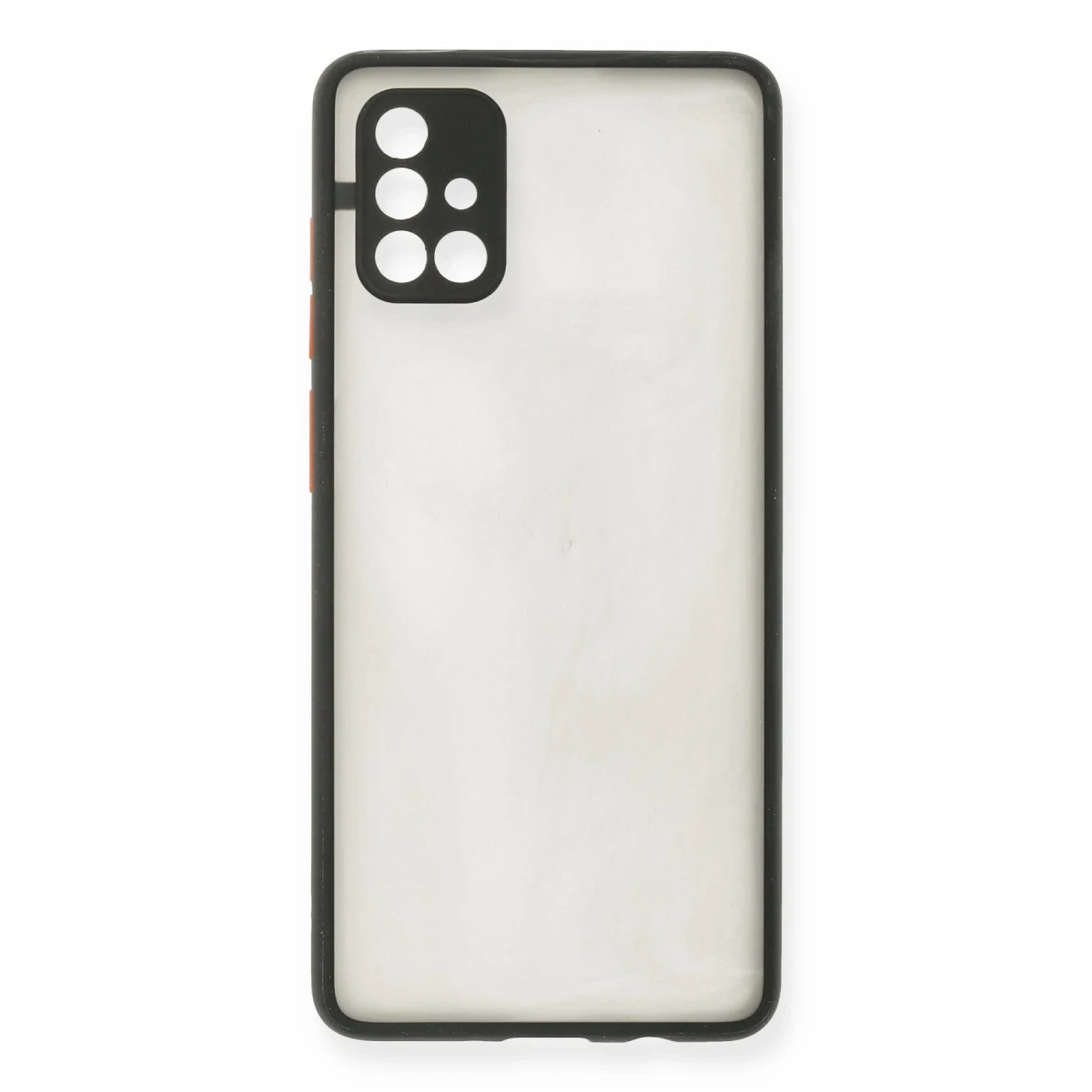 Newface Samsung Galaxy A71 Kılıf Montreal Silikon Kapak - Siyah — görsel 5