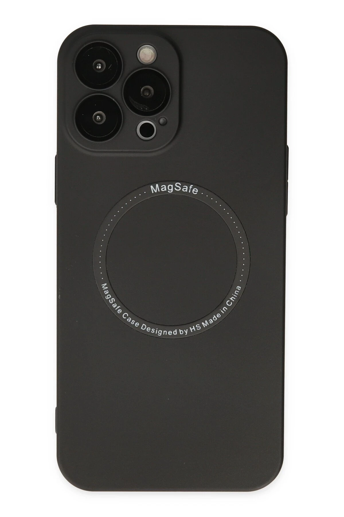 Newface Apple iPhone 13 Pro Max Kılıf Jack Magneticsafe Lens Silikon - Siyah