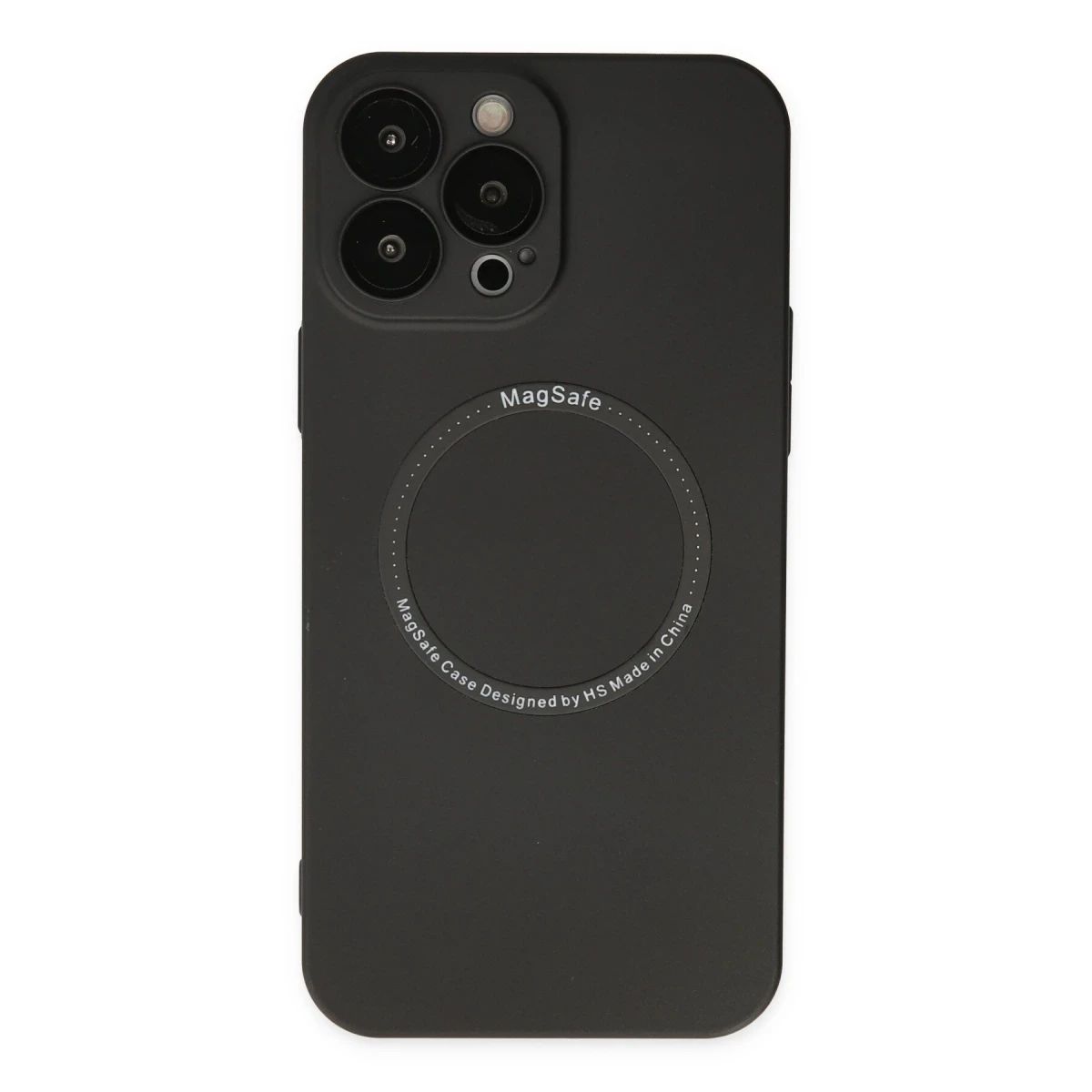 Newface Apple iPhone 13 Pro Max Kılıf Jack Magneticsafe Lens Silikon - Siyah — görsel 6