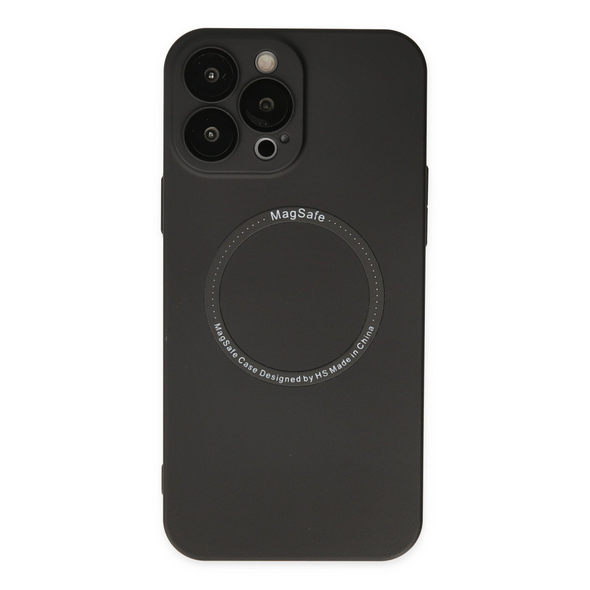 Newface Apple iPhone 13 Pro Max Kılıf Jack Magneticsafe Lens Silikon - Siyah — görsel 11