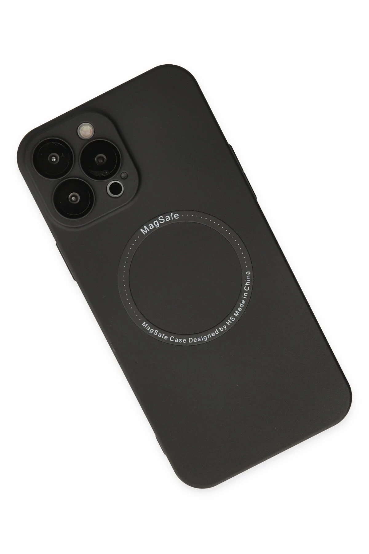 Newface Apple iPhone 13 Pro Max Kılıf Jack Magneticsafe Lens Silikon - Siyah — görsel 2
