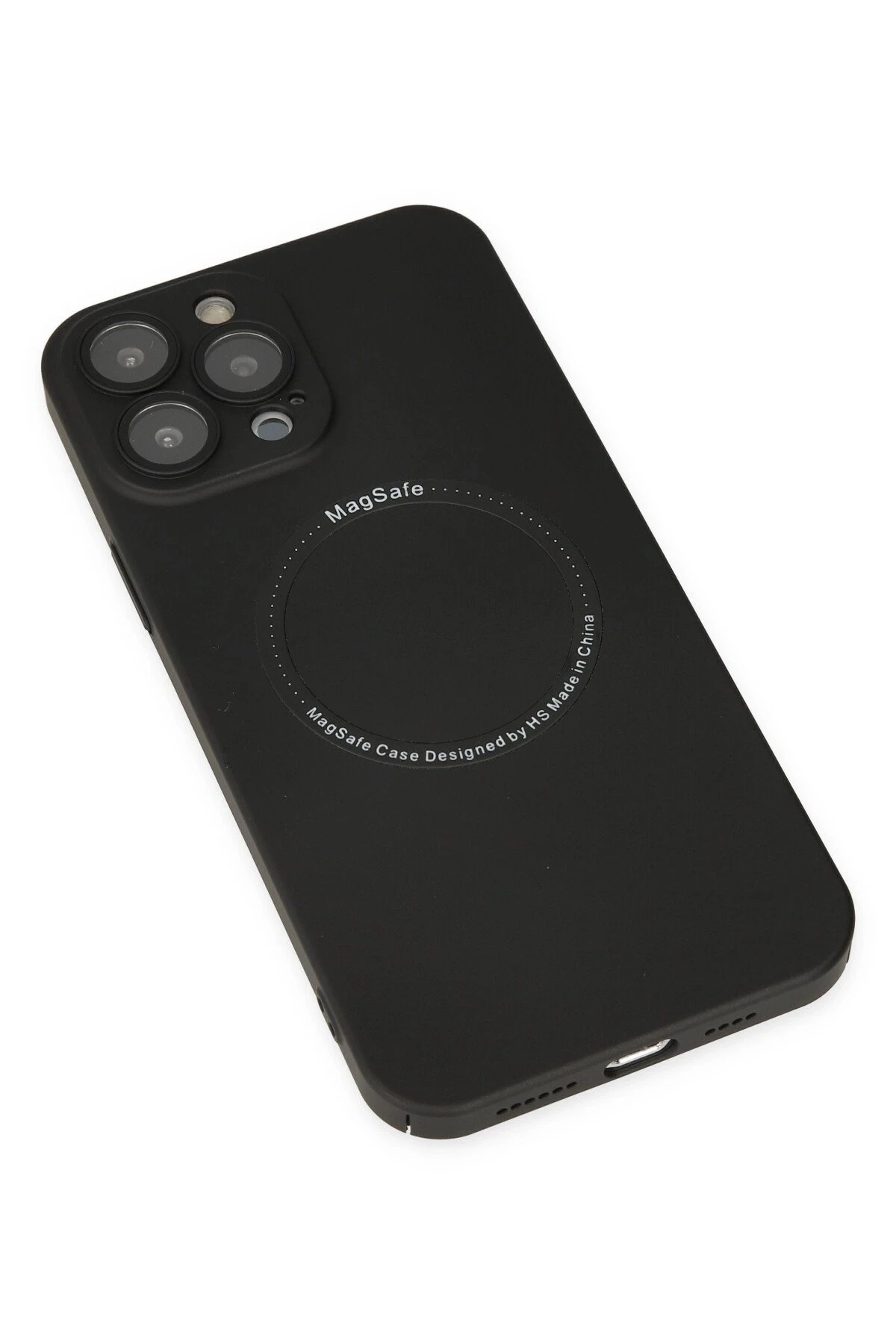 Newface Apple iPhone 13 Pro Max Kılıf Jack Magneticsafe Lens Silikon - Siyah — görsel 3