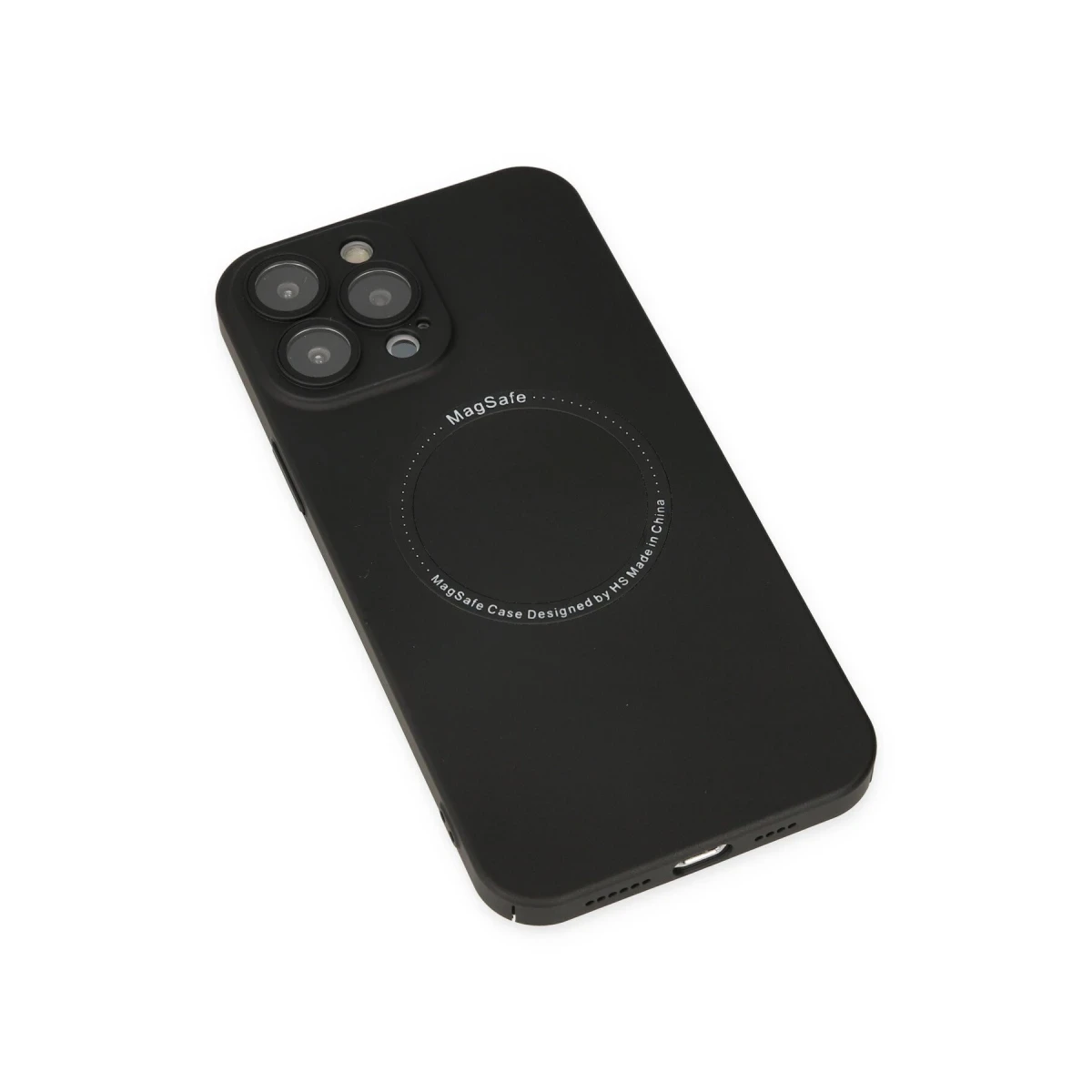 Newface Apple iPhone 13 Pro Max Kılıf Jack Magneticsafe Lens Silikon - Siyah — görsel 8