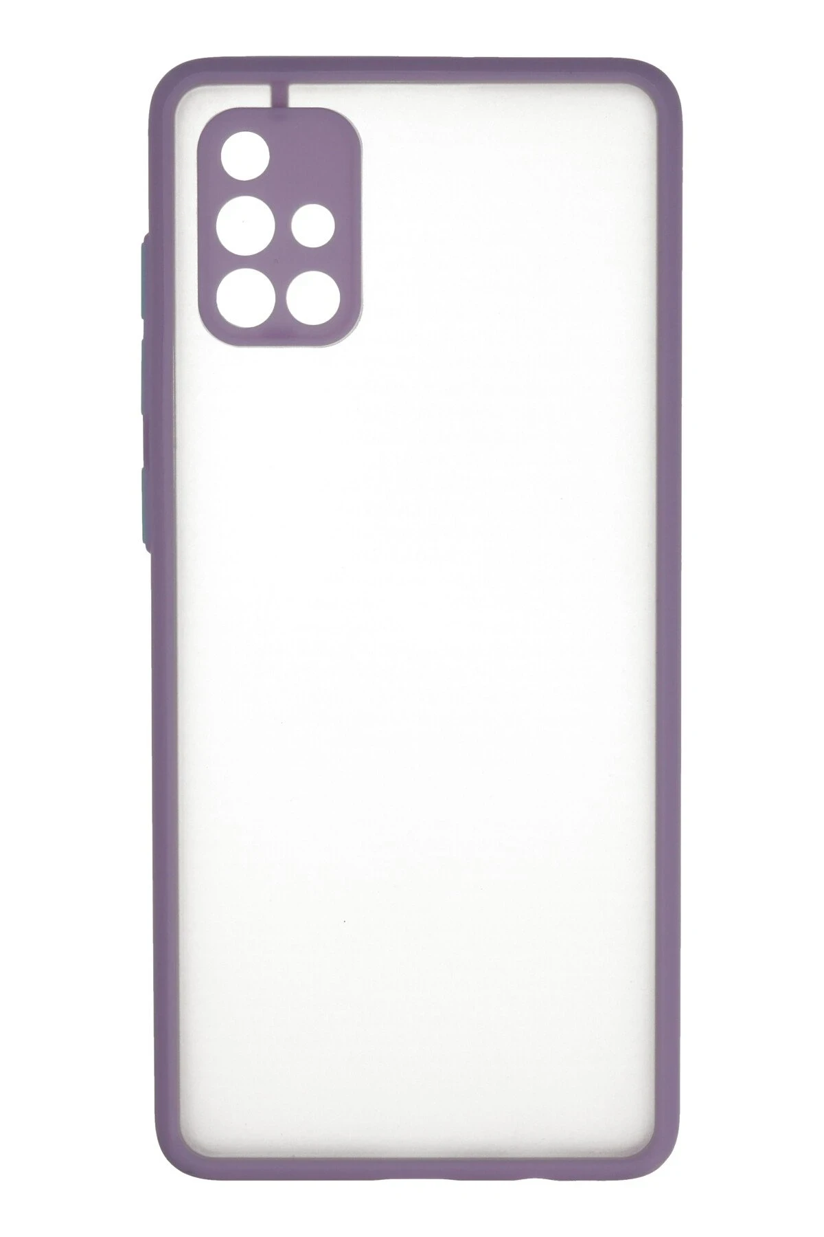 Newface Samsung Galaxy A71 Kılıf Montreal Silikon Kapak - Mor