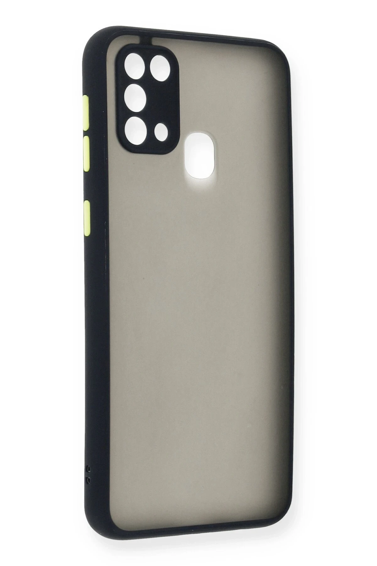 Newface Samsung Galaxy M31 Kılıf Montreal Silikon Kapak - Siyah