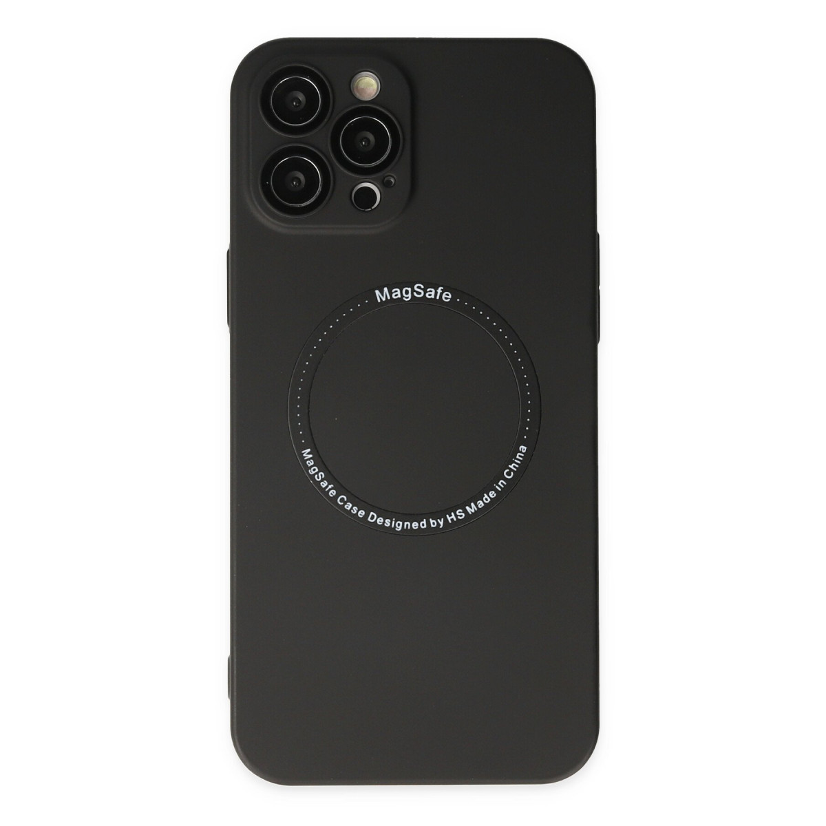 Newface Apple iPhone 12 Pro Max Kılıf Jack Magneticsafe Lens Silikon - Siyah — görsel 11