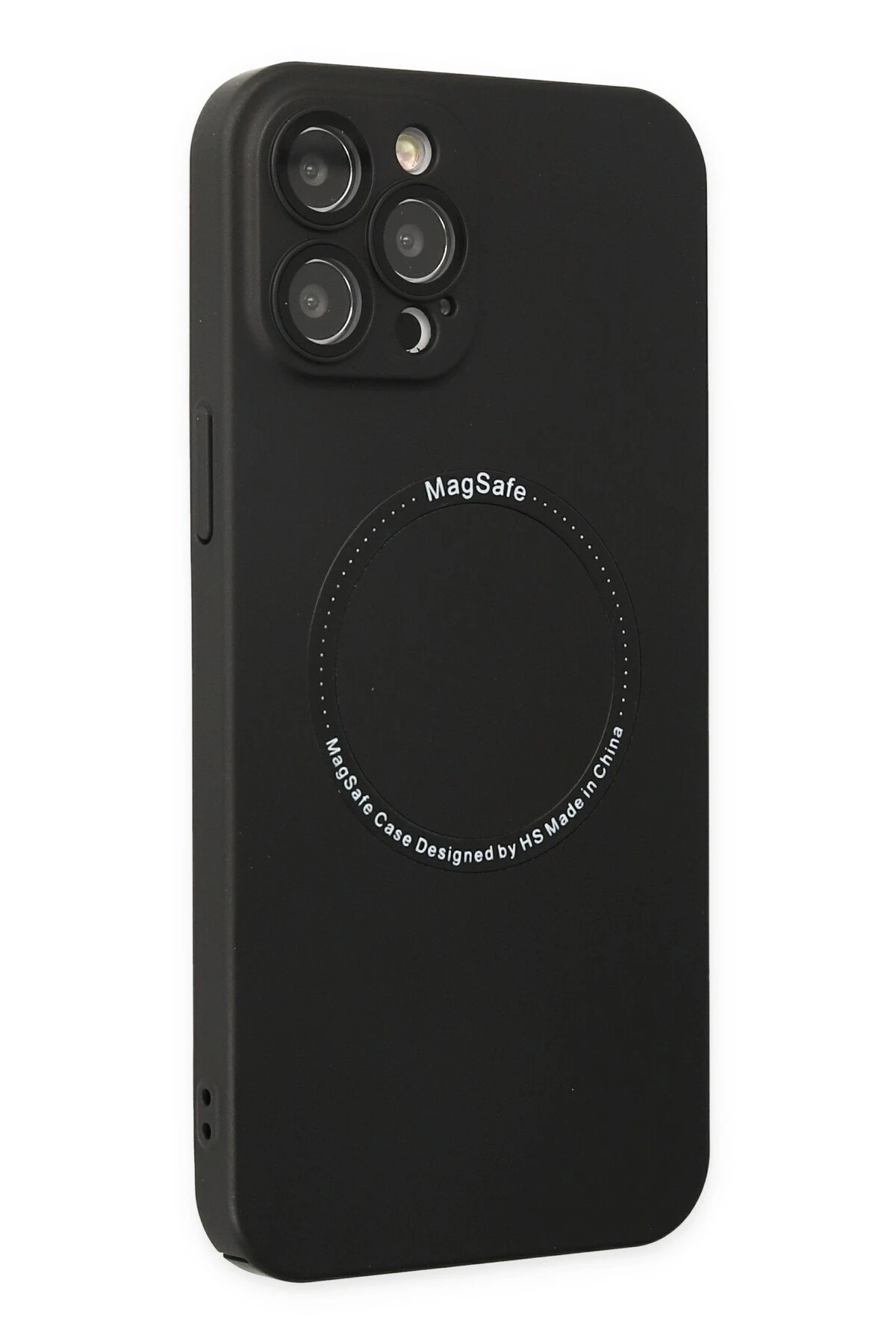 Newface Apple iPhone 12 Pro Max Kılıf Jack Magneticsafe Lens Silikon - Siyah — görsel 2