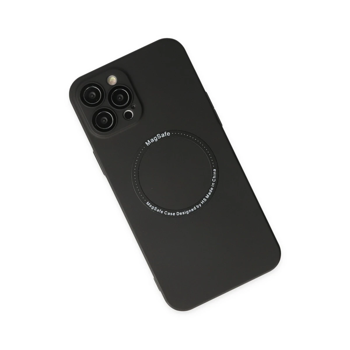 Newface Apple iPhone 12 Pro Max Kılıf Jack Magneticsafe Lens Silikon - Siyah — görsel 8