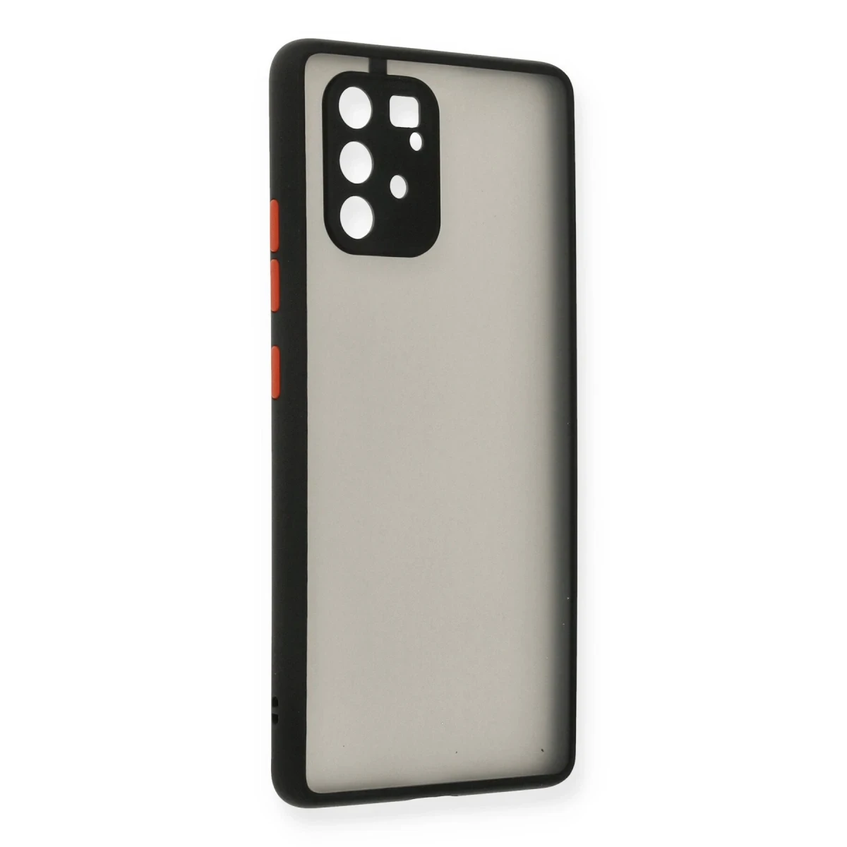 Newface Samsung Galaxy A91 / S10 Lite Kılıf Montreal Silikon Kapak - Siyah — görsel 4