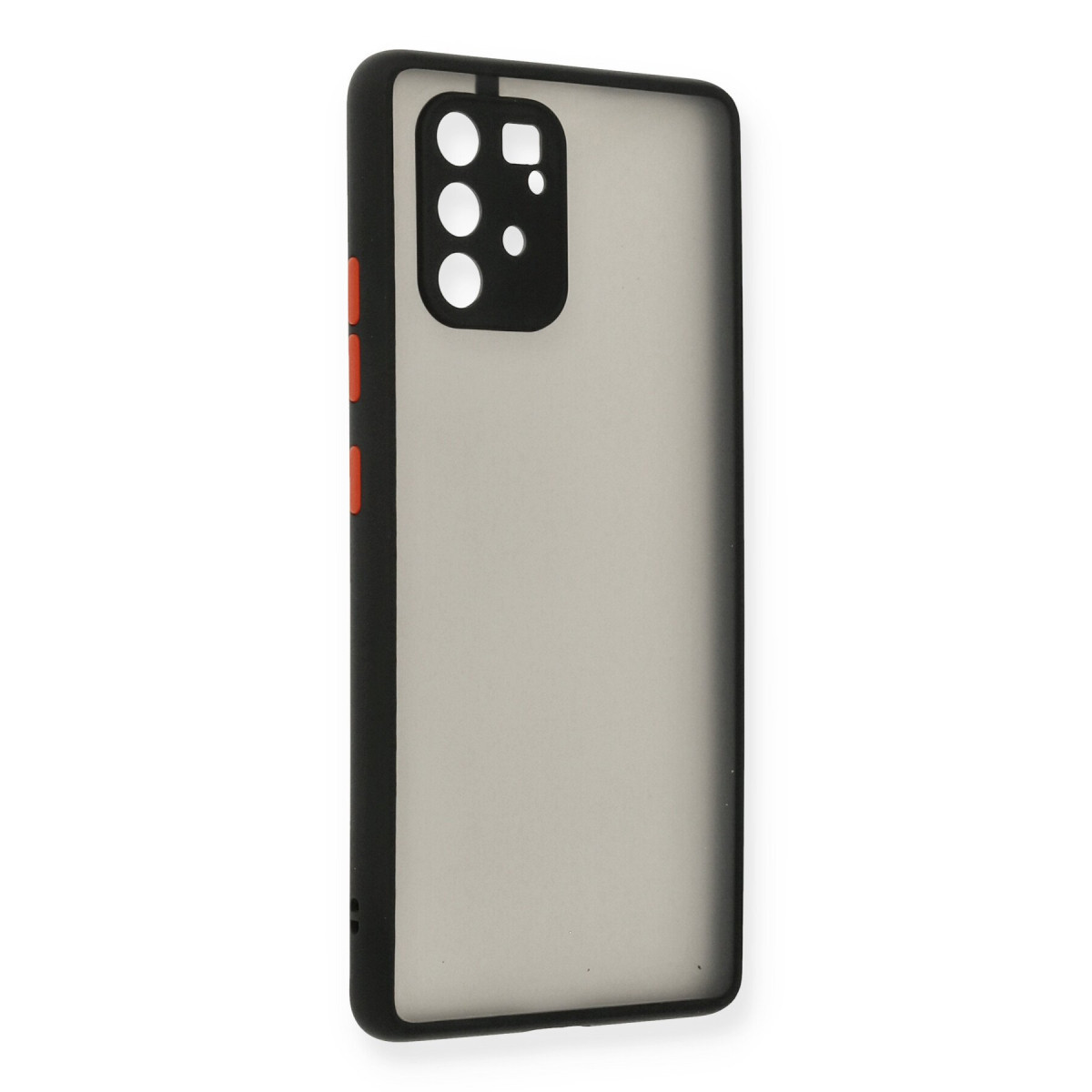 Newface Samsung Galaxy A91 / S10 Lite Kılıf Montreal Silikon Kapak - Siyah — görsel 7