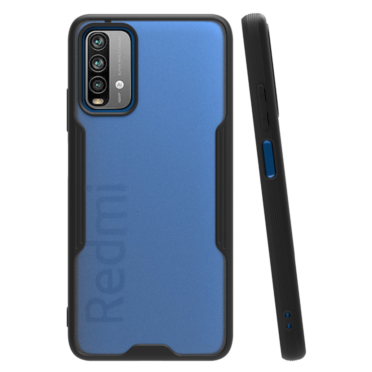 Newface Xiaomi Redmi 9T Kılıf Platin Silikon - Siyah — görsel 3