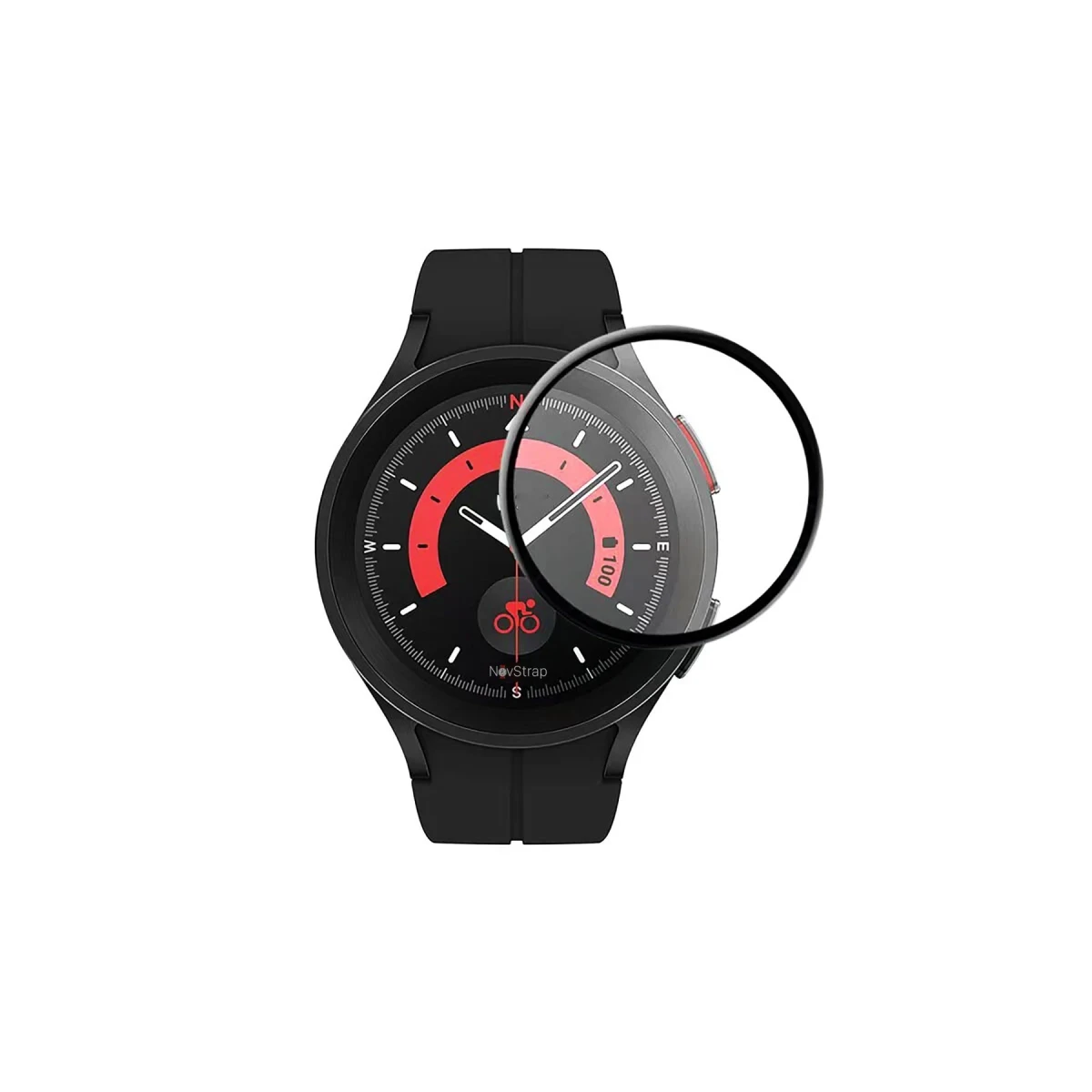 Newface Watch 5 Pro 45mm Polymer Nano Ekran Koruyucu - Şeffaf — görsel 4