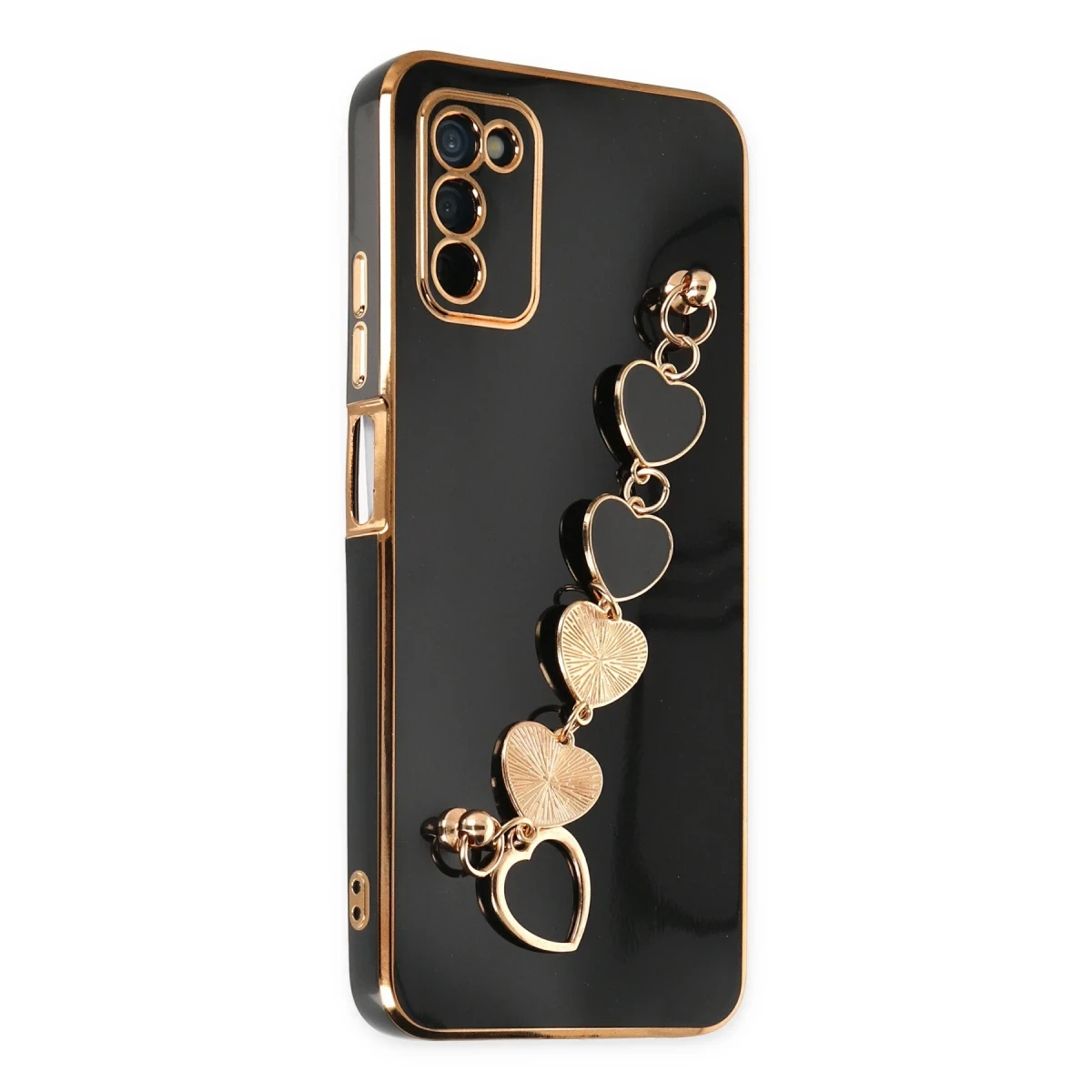 Newface Samsung Galaxy A03S Kılıf Esila Silikon - Siyah — görsel 4