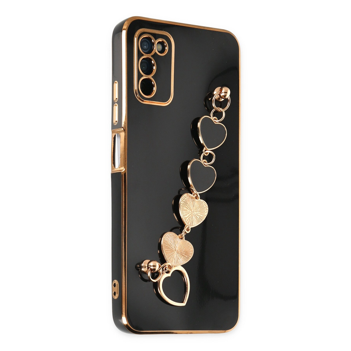 Newface Samsung Galaxy A03S Kılıf Esila Silikon - Siyah — görsel 7